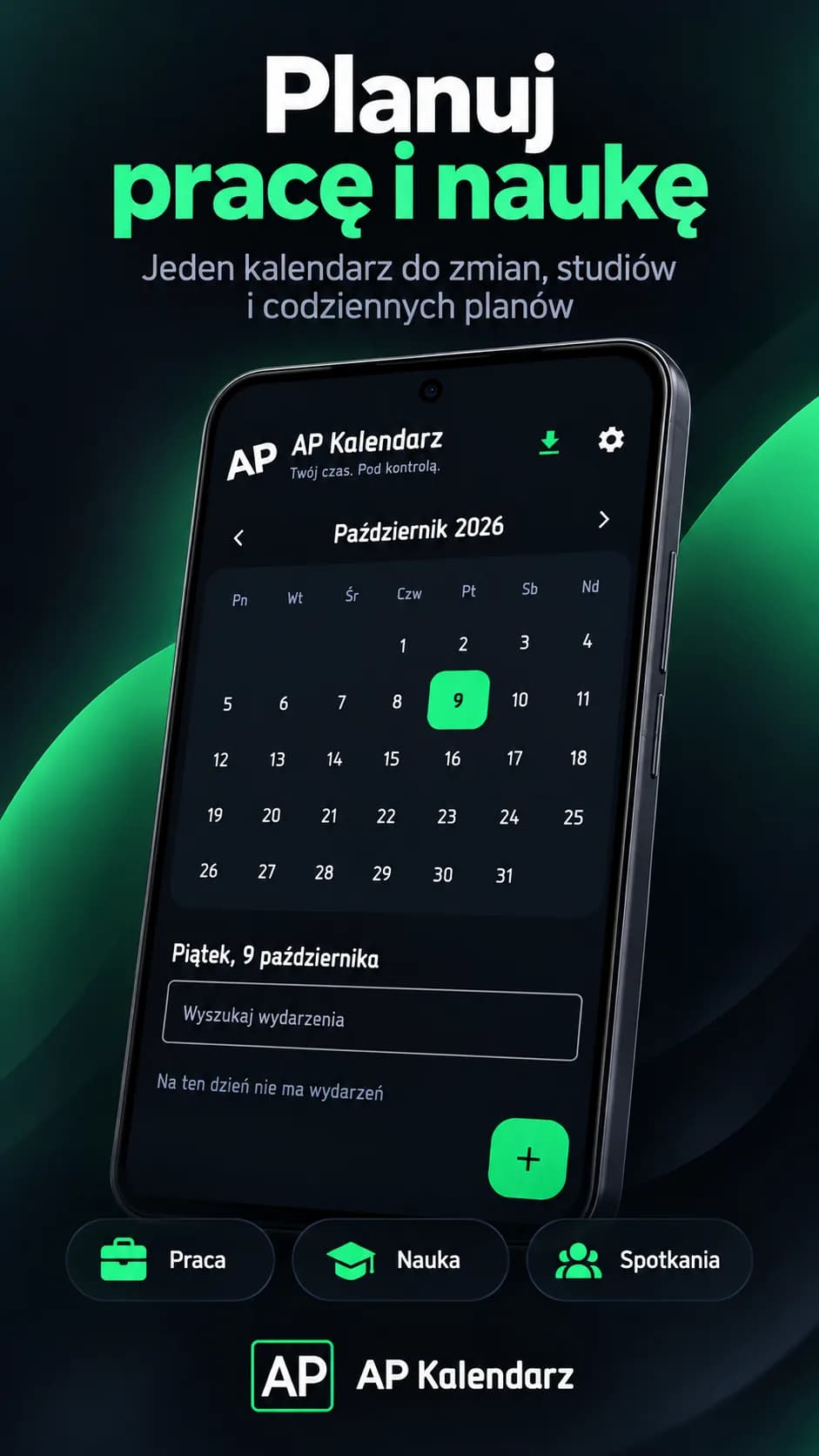 AP Kalendarz — Planowanie pracy i nauki